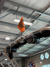 Load image into Gallery viewer, WF6BRM37.75PI-24, Burgee Rail Mount 24" Long Pole, Heavy Duty, 2.36" Rail Size - 316 Stainless Steel