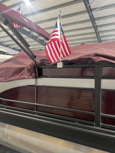 Load image into Gallery viewer, WFSPRM-24, Pontoon Square Rail Mount 24" Long Pole, Heavy Duty for 1.0" up to 1.75" rails