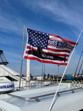 Load image into Gallery viewer, Folding Stanchion Flag Pole 26" Long, Heavy Duty, 316 Stainless Steel