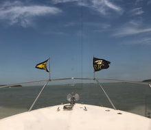 Load image into Gallery viewer, WF5BRM25.3PI, Burgee Rail Mount Pole, Heavy Duty, 1.58" Rail Size - 316 Stainless Steel