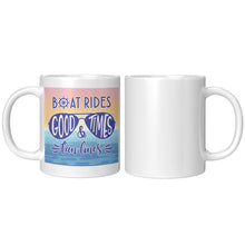 Load image into Gallery viewer, Mug - Ceramic 11oz, Boat Rides Good Times & Tan Lines