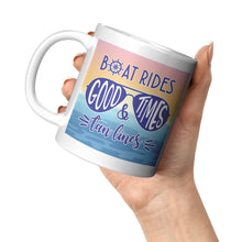 Load image into Gallery viewer, Mug - Ceramic 11oz, Boat Rides Good Times & Tan Lines