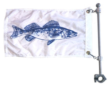 Load image into Gallery viewer, WF3BRM14PI, Burgee Rail Mount Pole, Heavy Duty, 7/8" Rail Size - 316 Stainless Steel
