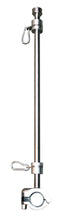 Load image into Gallery viewer, WF4BRM22PI-20, Burgee Rail Mount 20" Long Pole, Heavy Duty, 1-3/8" Rail Size - 316 Stainless Steel