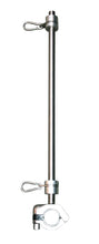 Load image into Gallery viewer, WF3BRM14PI, Burgee Rail Mount Pole, Heavy Duty, 7/8" Rail Size - 316 Stainless Steel