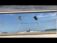 Load and play video in Gallery viewer, WF3BRM14PI, Burgee Rail Mount Pole, Heavy Duty, 7/8" Rail Size - 316 Stainless Steel