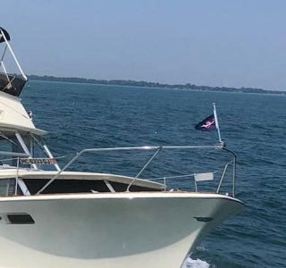 Burgee Mount WF69CC0.68-21.5, Burgee Pole For 69 Chris Craft Bow Mount 21.50