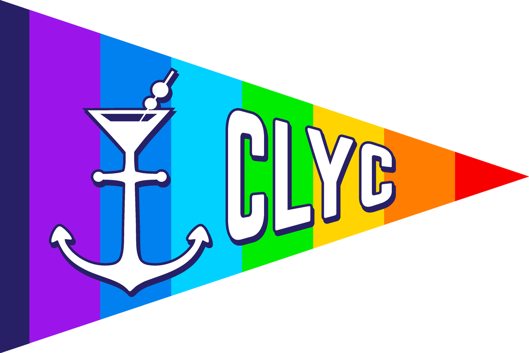 Flag, Burgee Pennant, CLYC Rainbow 12