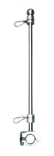 Load image into Gallery viewer, WFBRM14PI-20, Burgee Rail Mount 20&quot; Long Pole, Heavy Duty, 7/8&quot; Rail Size - 316 Stainless Steel
