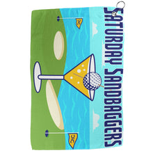 Load image into Gallery viewer, Golf Towel - Saturday Sandbaggers
