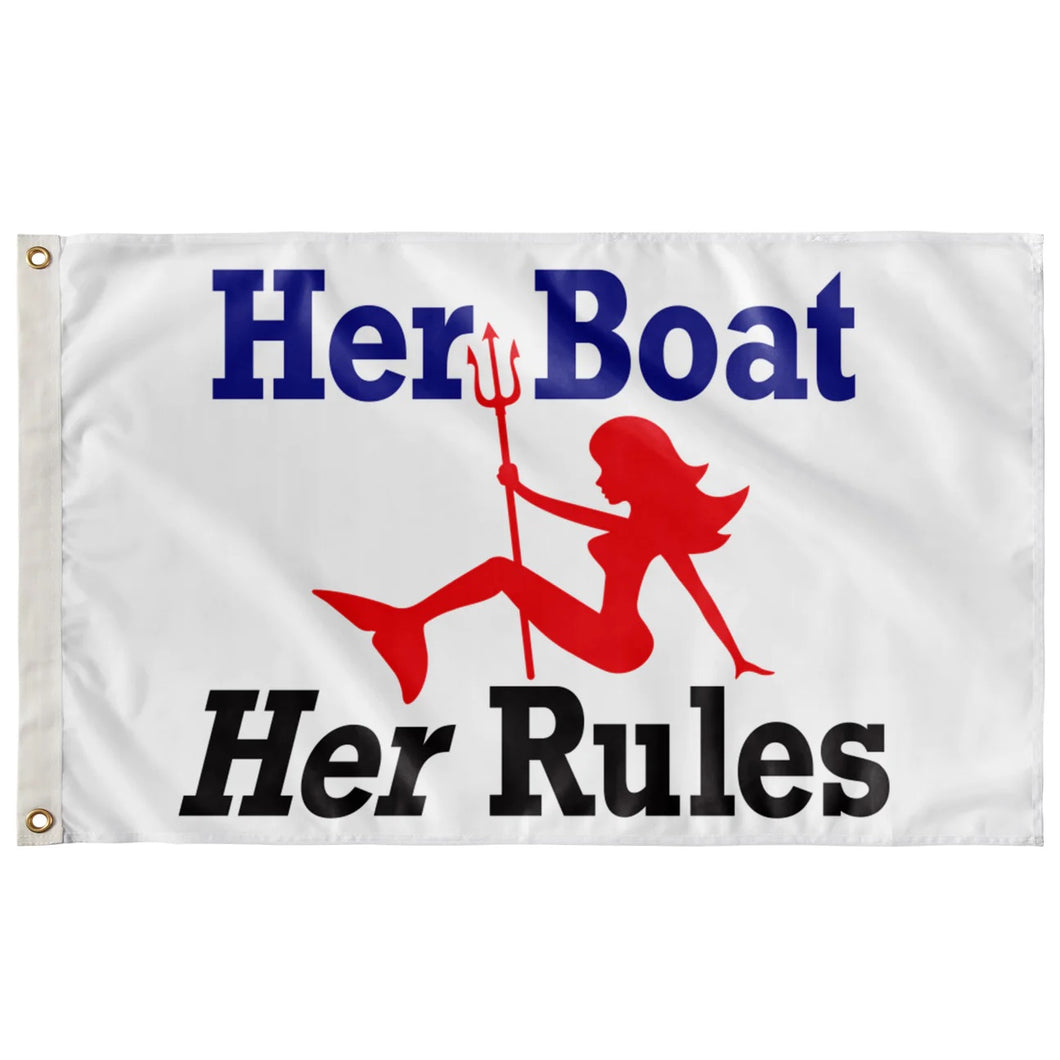 FLAG - Her Boat Her Rules Mermaid