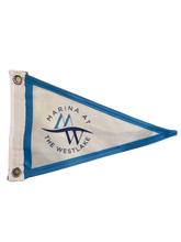 Load image into Gallery viewer, Flag, Burgee, Printed Marina at The Westlake Pennant Flag - Double Sided
