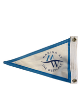 Load image into Gallery viewer, Flag, Burgee, Printed Marina at The Westlake Pennant Flag - Double Sided
