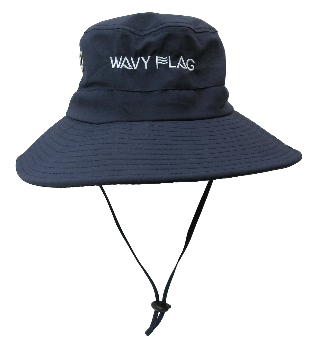 Hat - Adjustable Fishing Hat, Wavy Flag