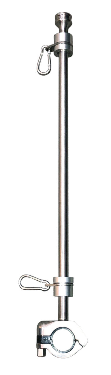 Burgee Rail Mount Pole, Heavy Duty, 1-3/16