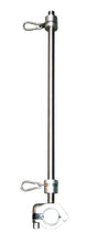 Load image into Gallery viewer, WFBRM16PI, Burgee Rail Mount Pole, Heavy Duty, 1&quot; Rail Size - 316 Stainless Steel
