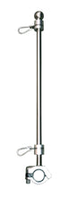Load image into Gallery viewer, Burgee Rail Mount Pole, Heavy Duty, 1-1/4&quot; Rail Size - 316 Stainless Steel
